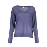 U.S. POLO ASSN. Blue Acrylic Women Sweater -   -  U.S. POLO ASSN..